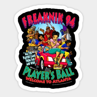 Freaknik 1994 Player's Ball Sticker